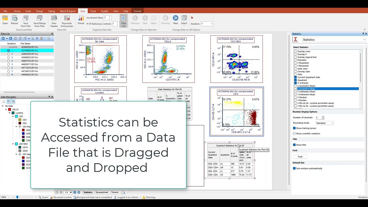 A Quick Introduction to Statistics in FCS Express 7