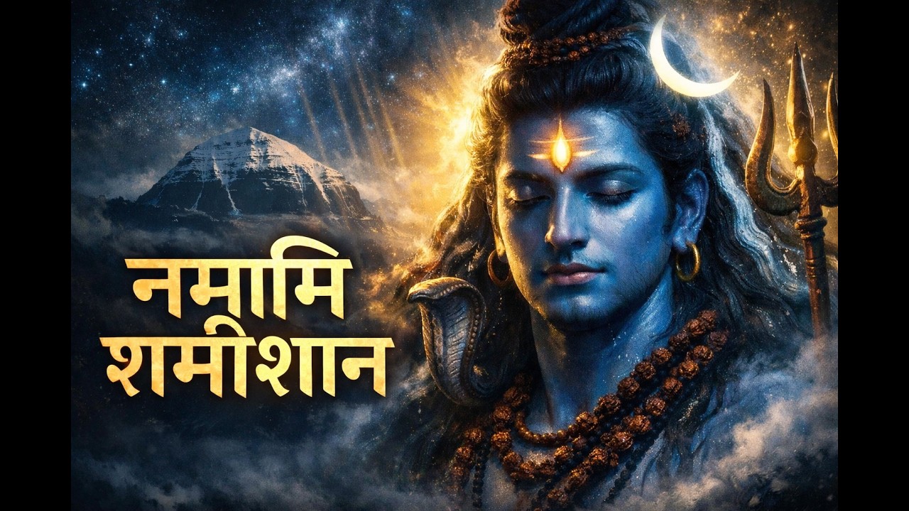 नमामि शमीशान | Namami Shamishan Shiv Stotram | Powerful Shiva Mantra | Mahadev Bhajan, mahashivratri