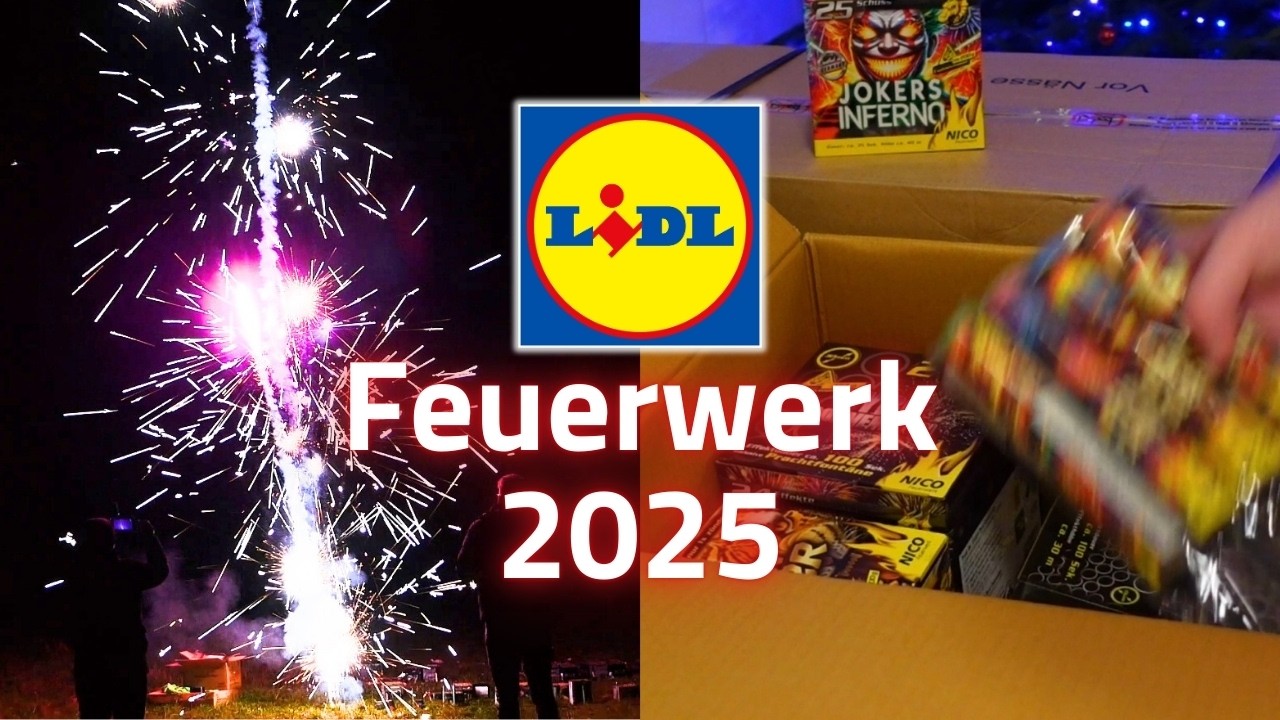 🧨 Lidl Silvester-Feuerwerk TEST 😱💥 UNBOXING & TEST | PyroExtrem