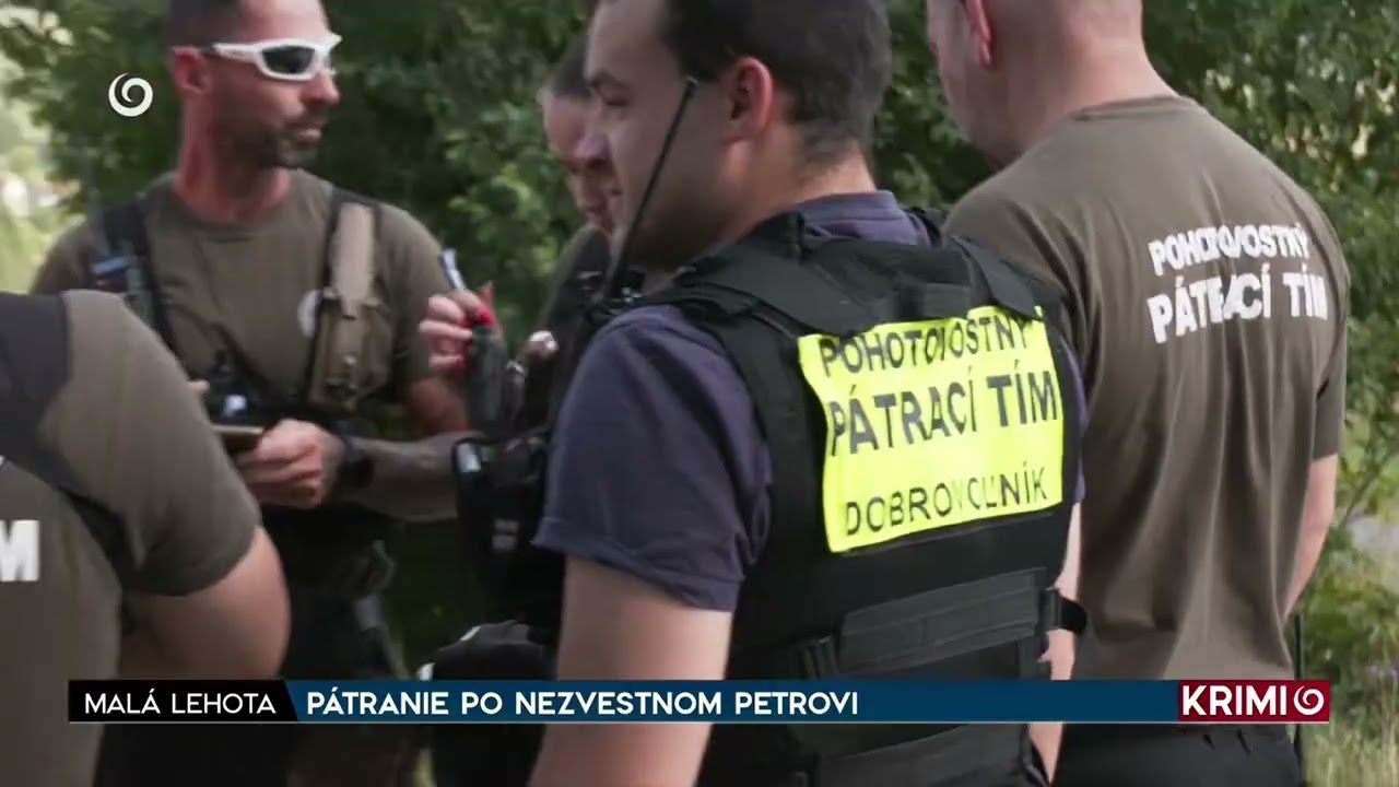 Pátranie po nezvestnom Petrovi v Malej Lehote