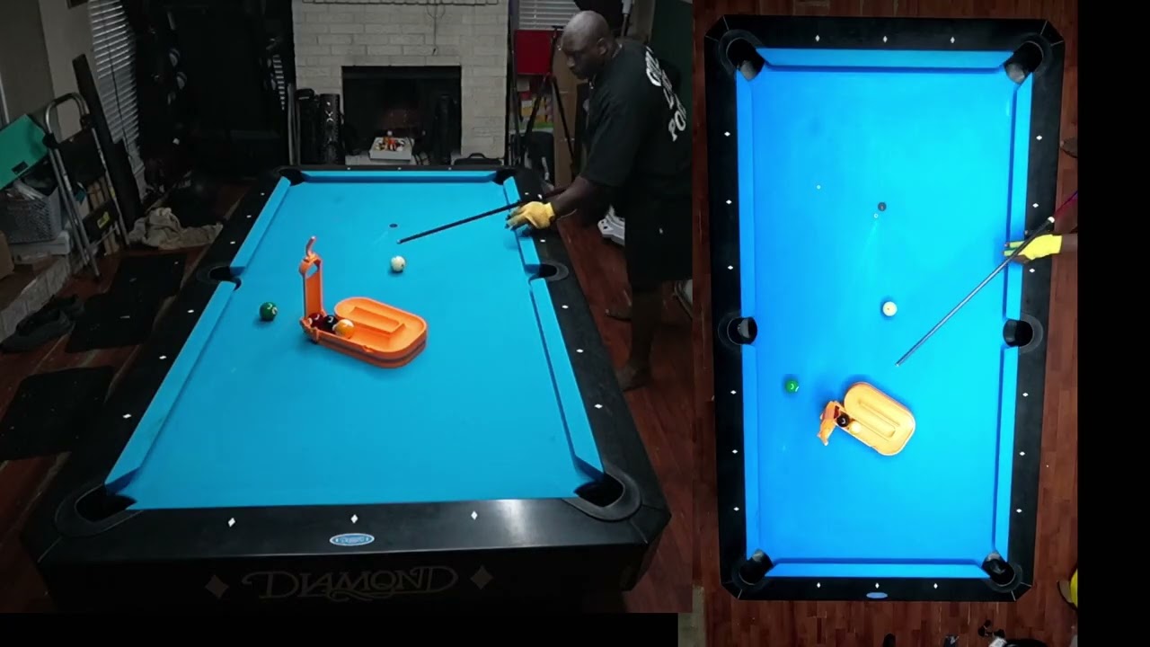 THE BEST POOL TRAINING AIDE EVER! Pool Training Rack, 3D Printed Ball Rack w/ Perfect Alignment.