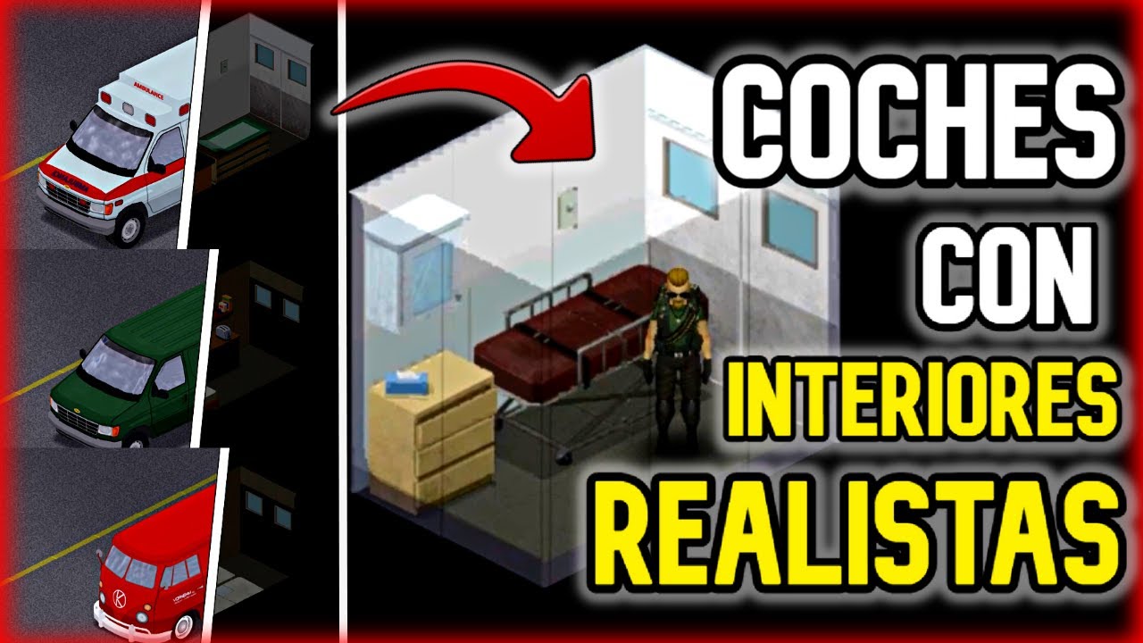 😲Caravanas y Coches Con INTERIORES REALISTAS Para Project Zomboid + Multijugador👌2023
