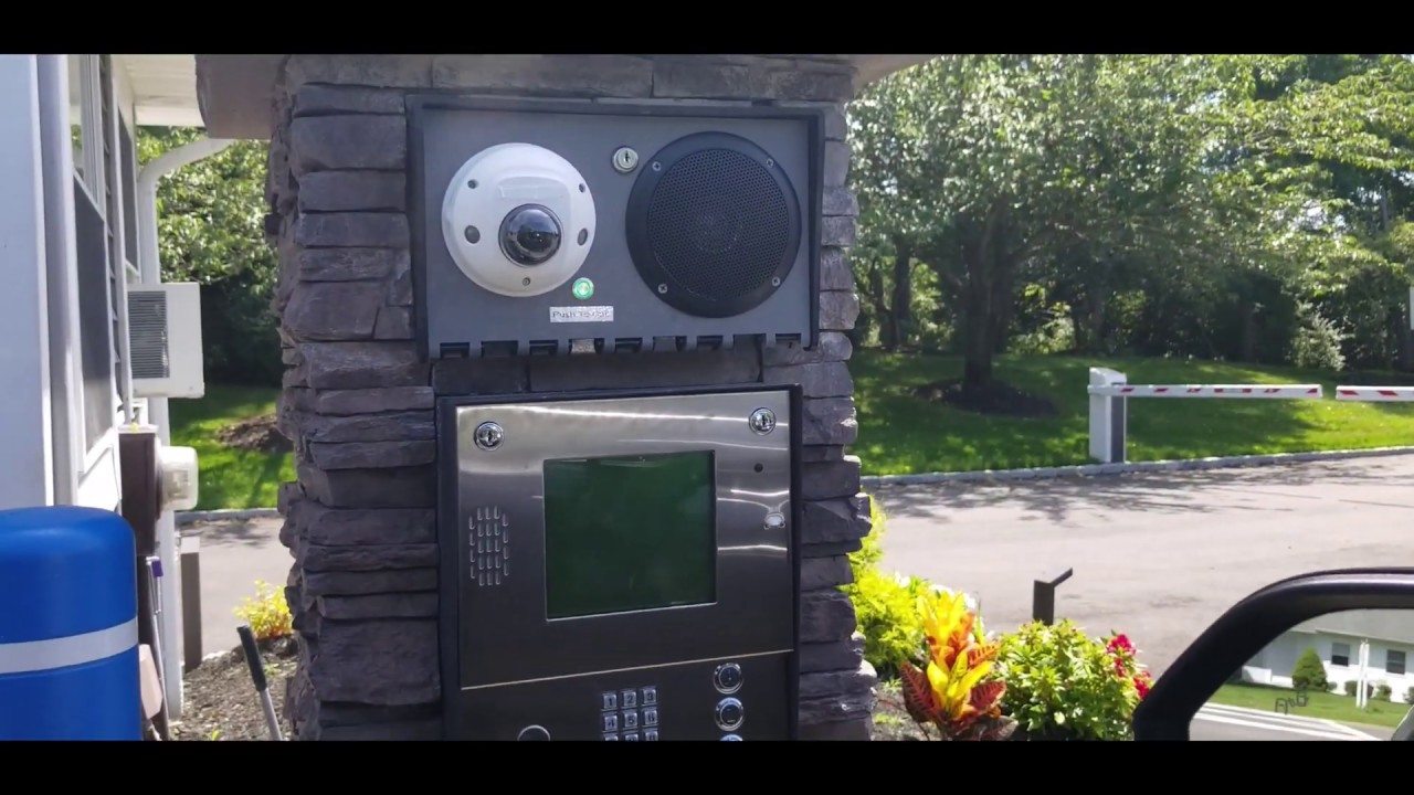 Entering a gated community with Bay Ridge Security's remote guard security service