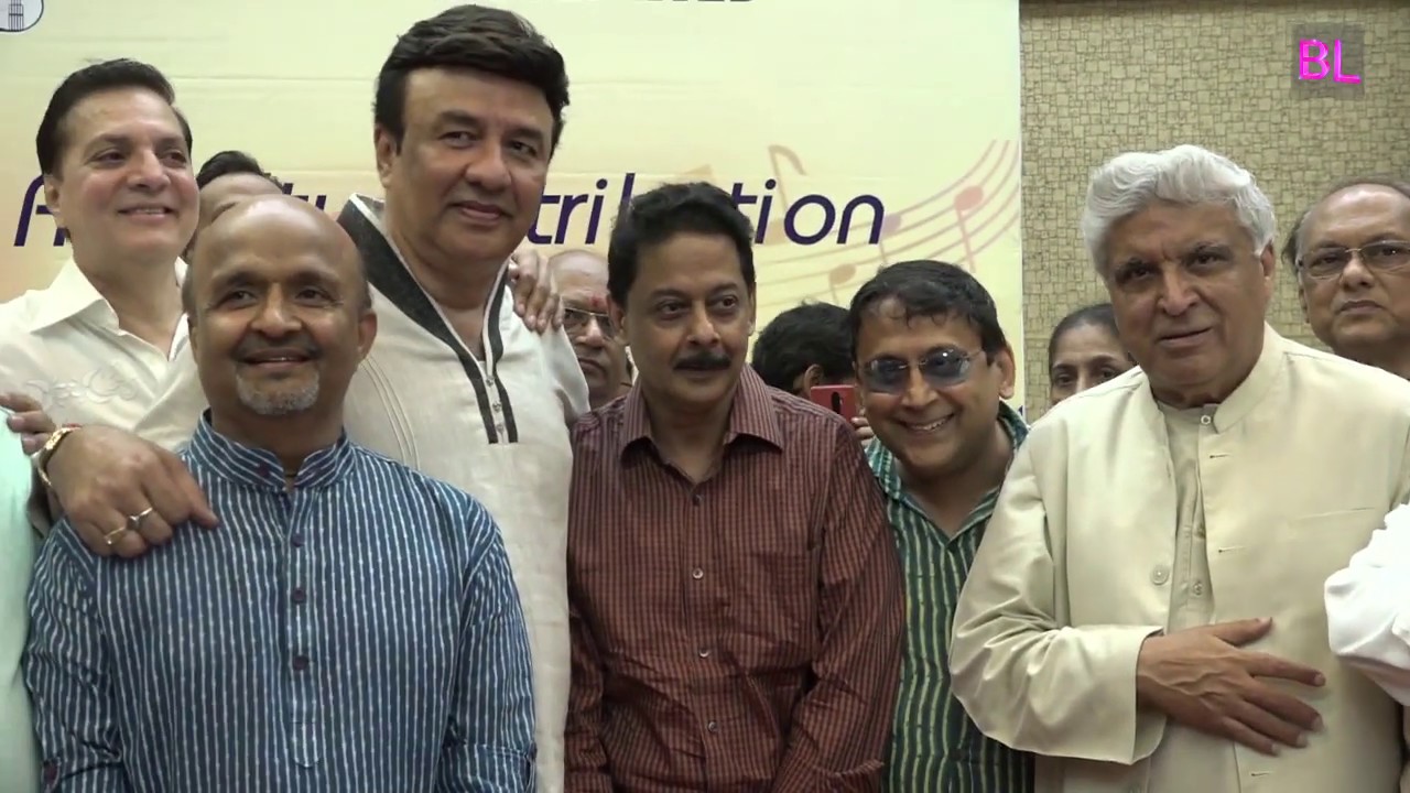 Javed Akhtar, Anu Malik, Lalit Pandit and Many singers at IPRS event in Mumbai