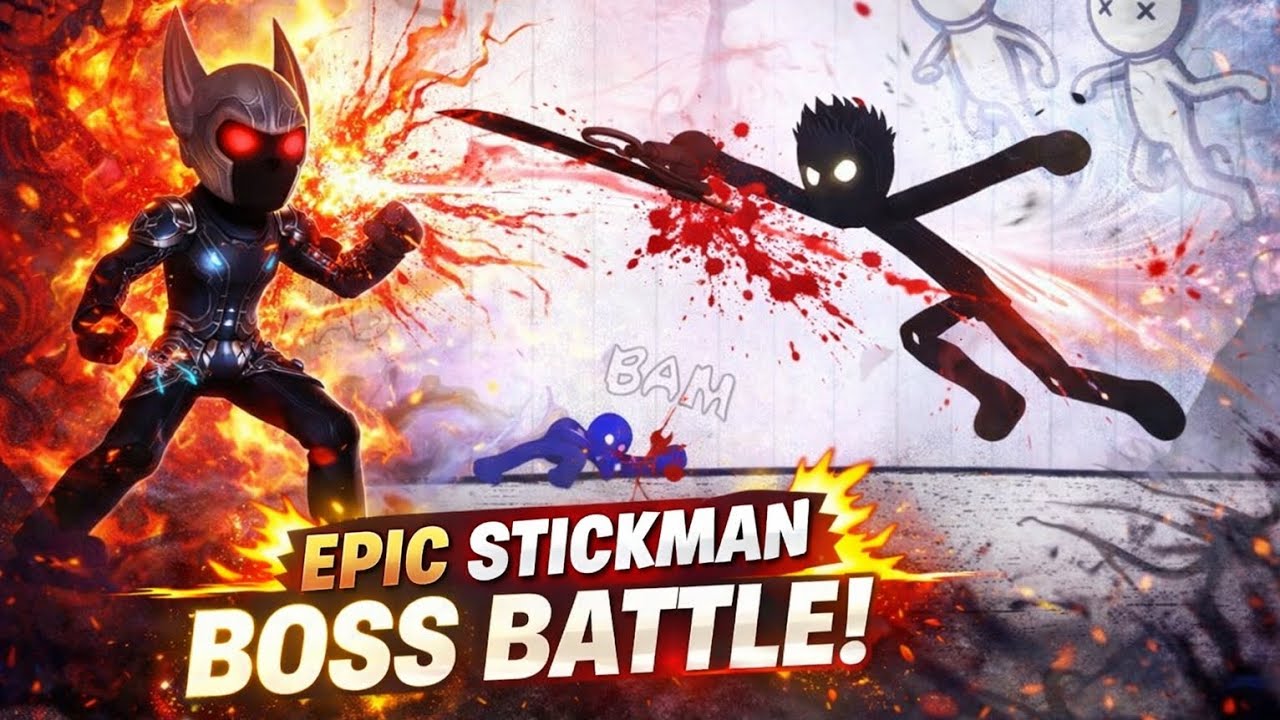 Unstoppable Stickman Action! 🛡️ 🔥⚔️ #Gaming