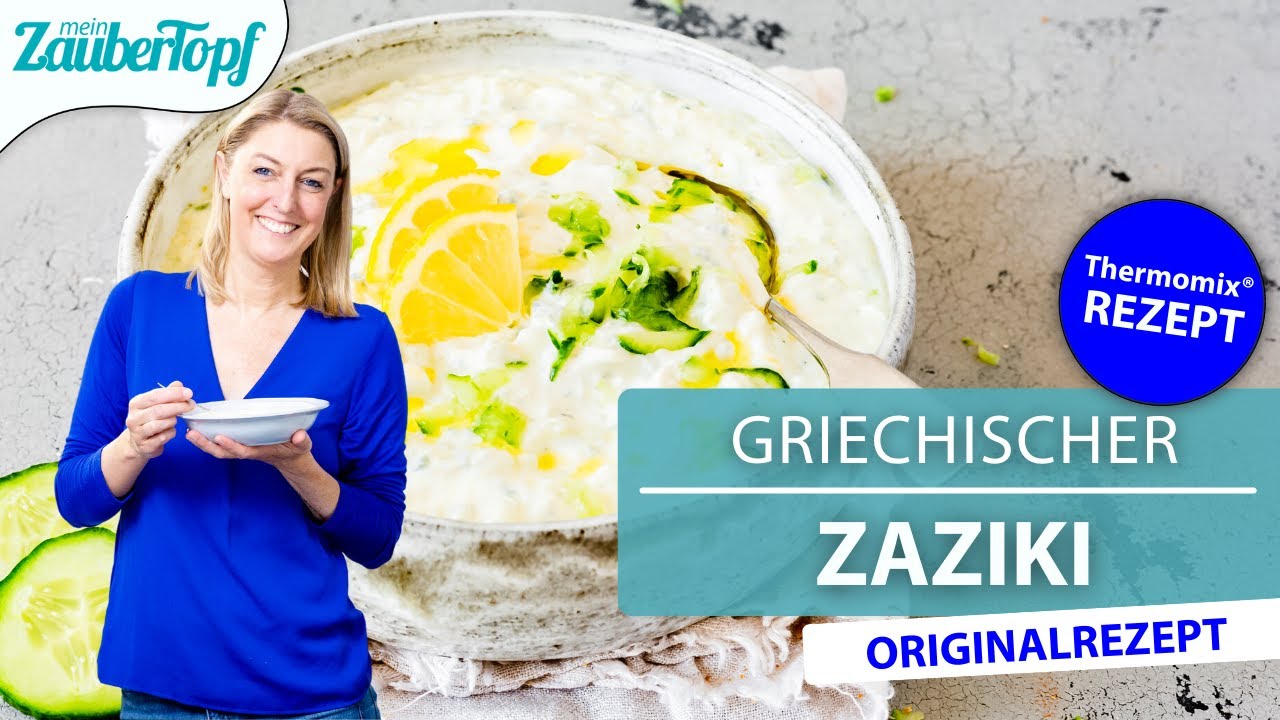 😍 😍 ORIGINAL Griechischer Zaziki aus dem Thermomix® | Thermomix® Rezept
