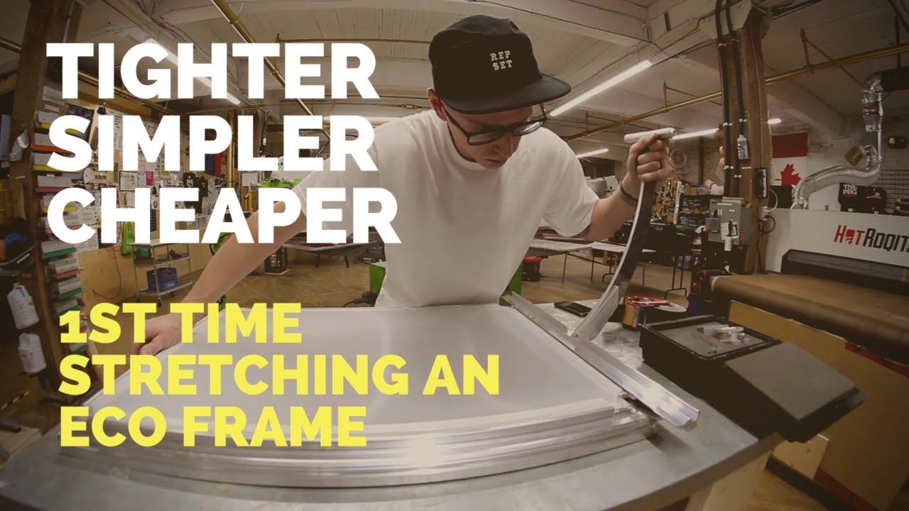 Why We Got ECO FRAMES for Screen Printing - Inventory, Costs, & Quality!