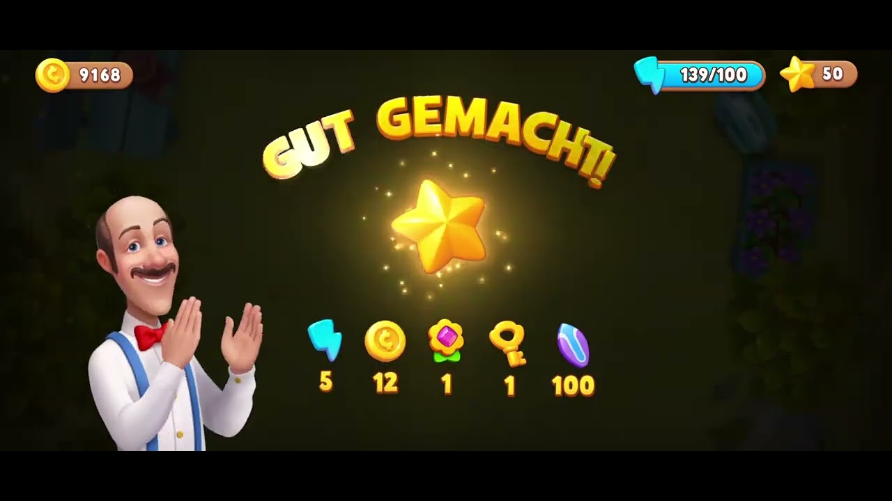 Gardenscapes Level 1389 - 1393