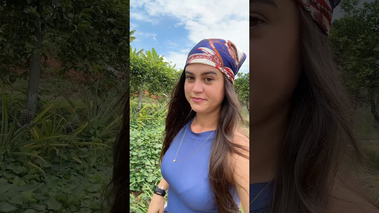 Olha o pomar da minha m&atilde;e 🥰 #tour #pomar #ro&ccedil;a
