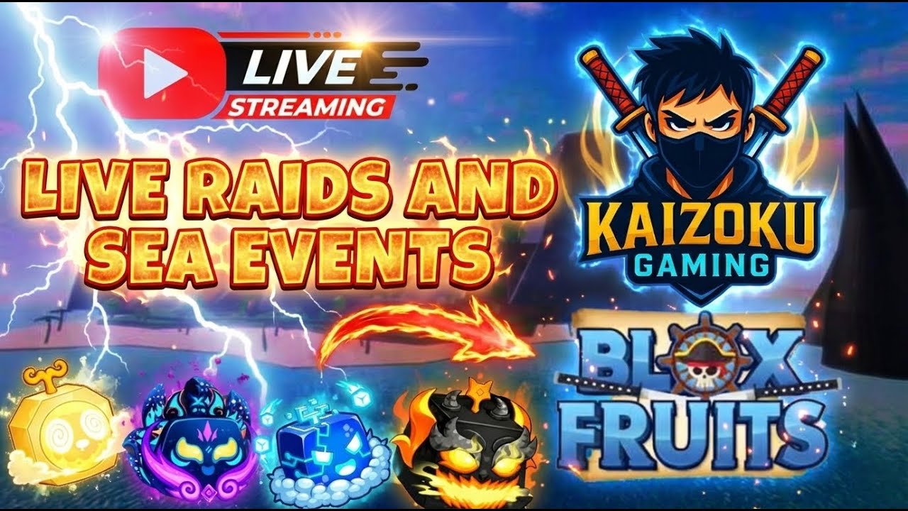 🔴 Blox Fruits Live | Grinding, Fun & Random Moments