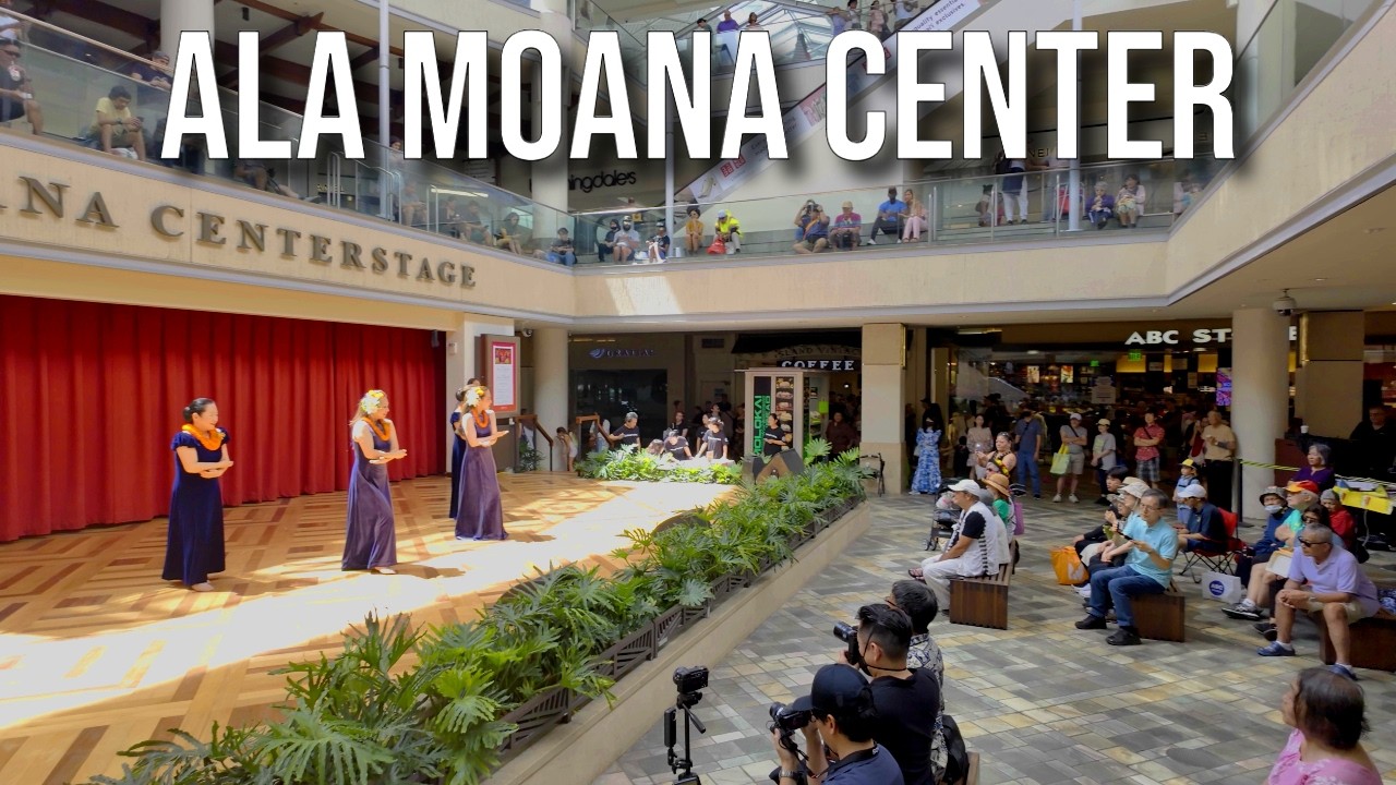 【4K】𝐖𝐀𝐋𝐊 🇺🇸 Discover the Ala Moana Center in Honolulu 🏖️🌺🌞
