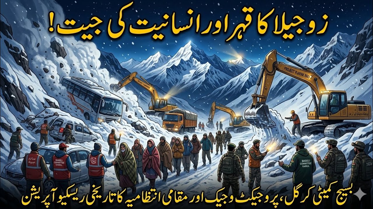 Zojila Pass Crisis: Massive Rescue Operation After Deadly Avalanche / standard vehicles Rescue 28/3