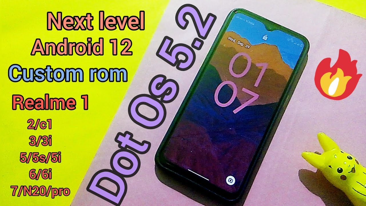 Android 11 for Realme 3/3i | DotoS 5.2 Android 11 custom ROM for Realme 3/3i and U1 and more Realme