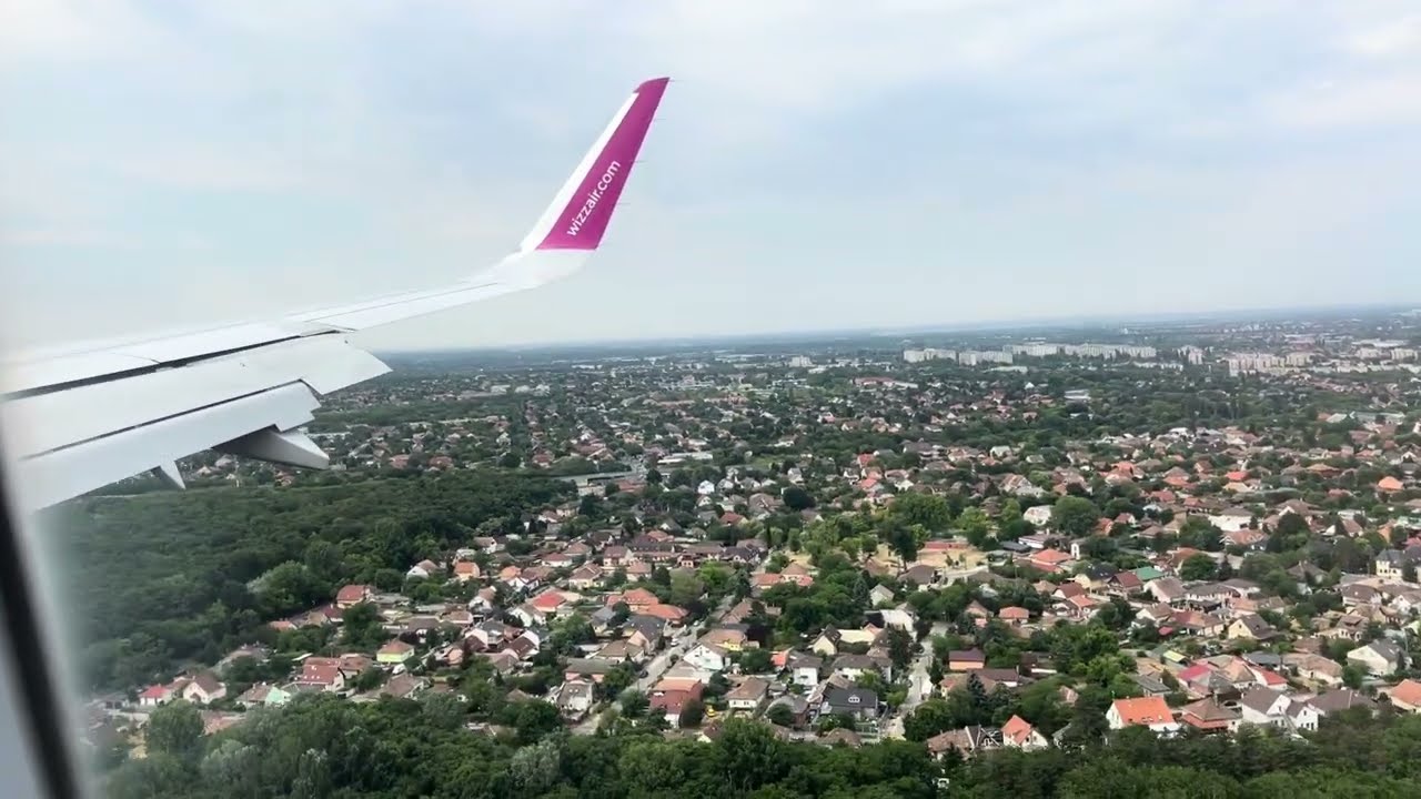 Посадка в аэропорте Ferihegy