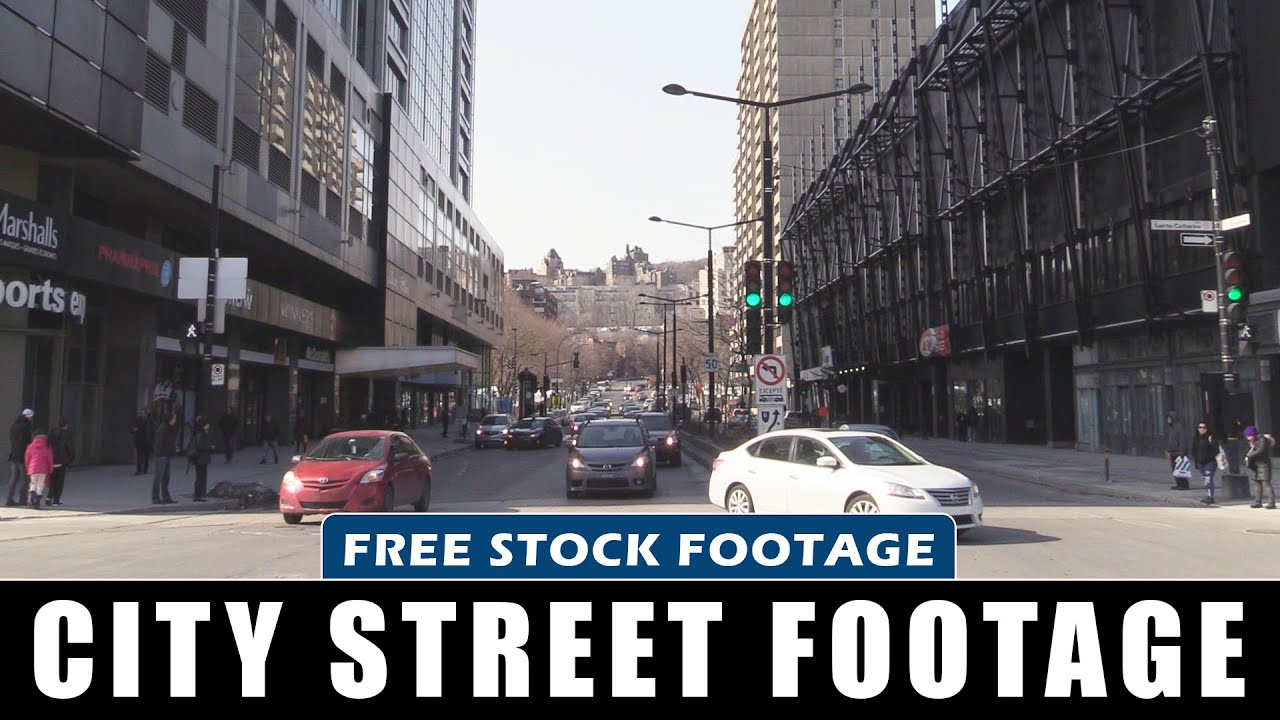 Free City Stock Footage - Montreal QC Canada