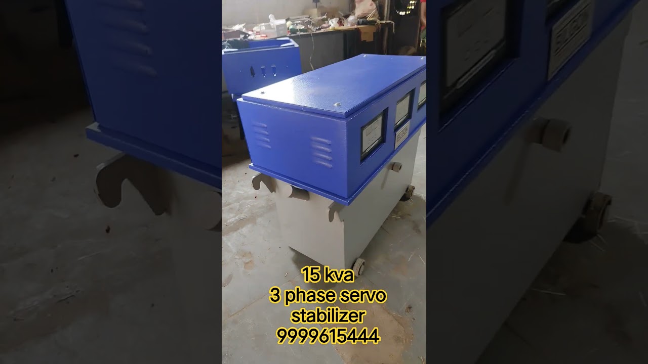 15 Kva 3 phase Servo stabilizer 100% Copper | 100 % kva 