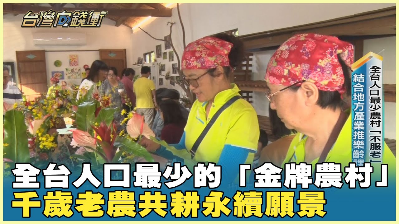 全台人口最少的「金牌農村」 千歲老農共耕永續願景 20240511【台灣向錢衝】Part2