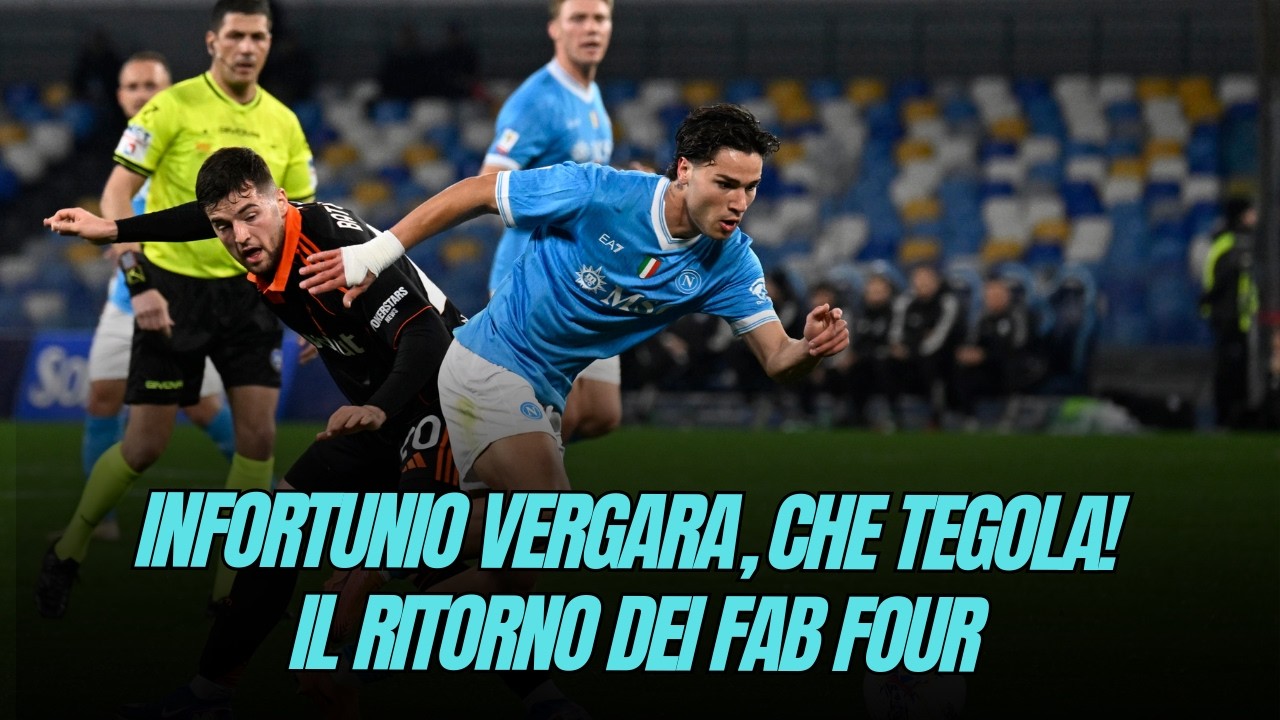 Infortunio Vergara, che tegola! Il ritorno dei Fab Four