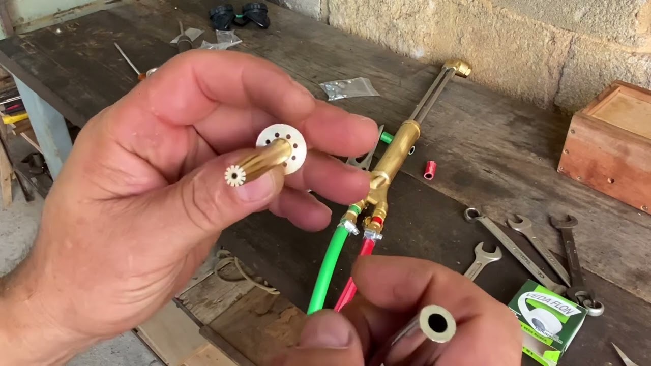COMO MONTAR O SEU MAÇARICO NOVO COM GAS GLP #maçarico #cortes #oficina