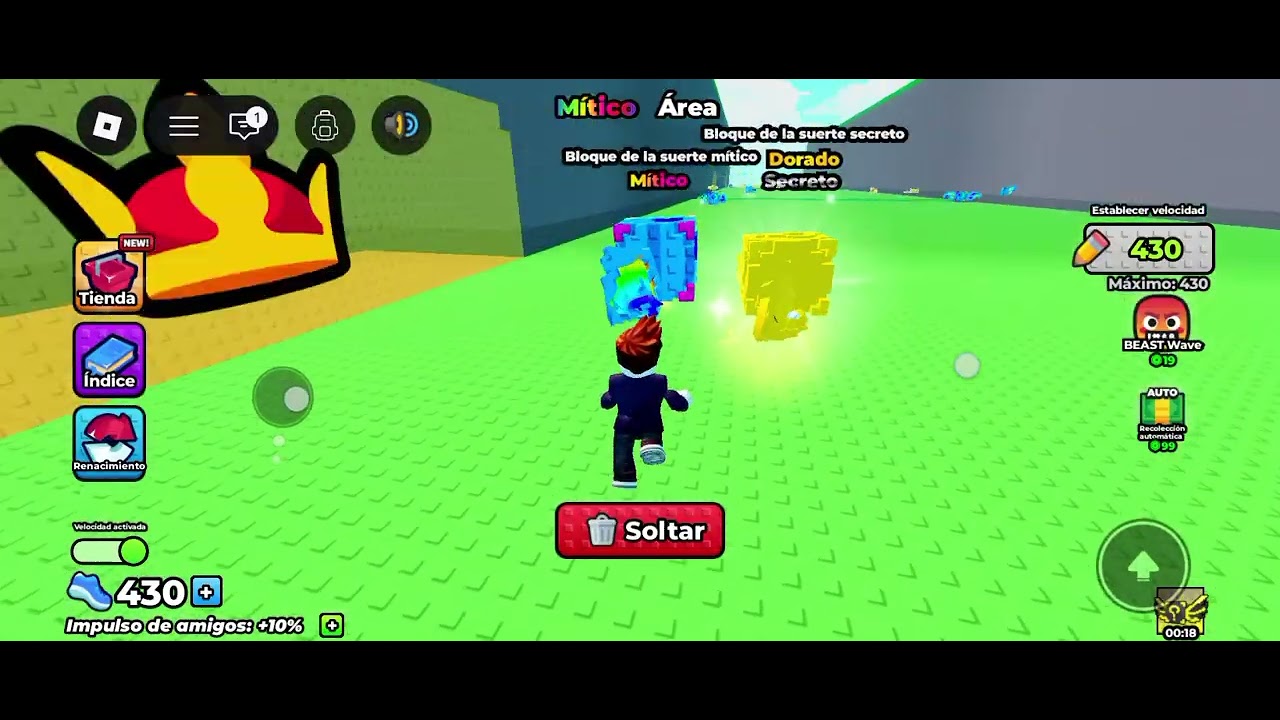 Jugando roblox 