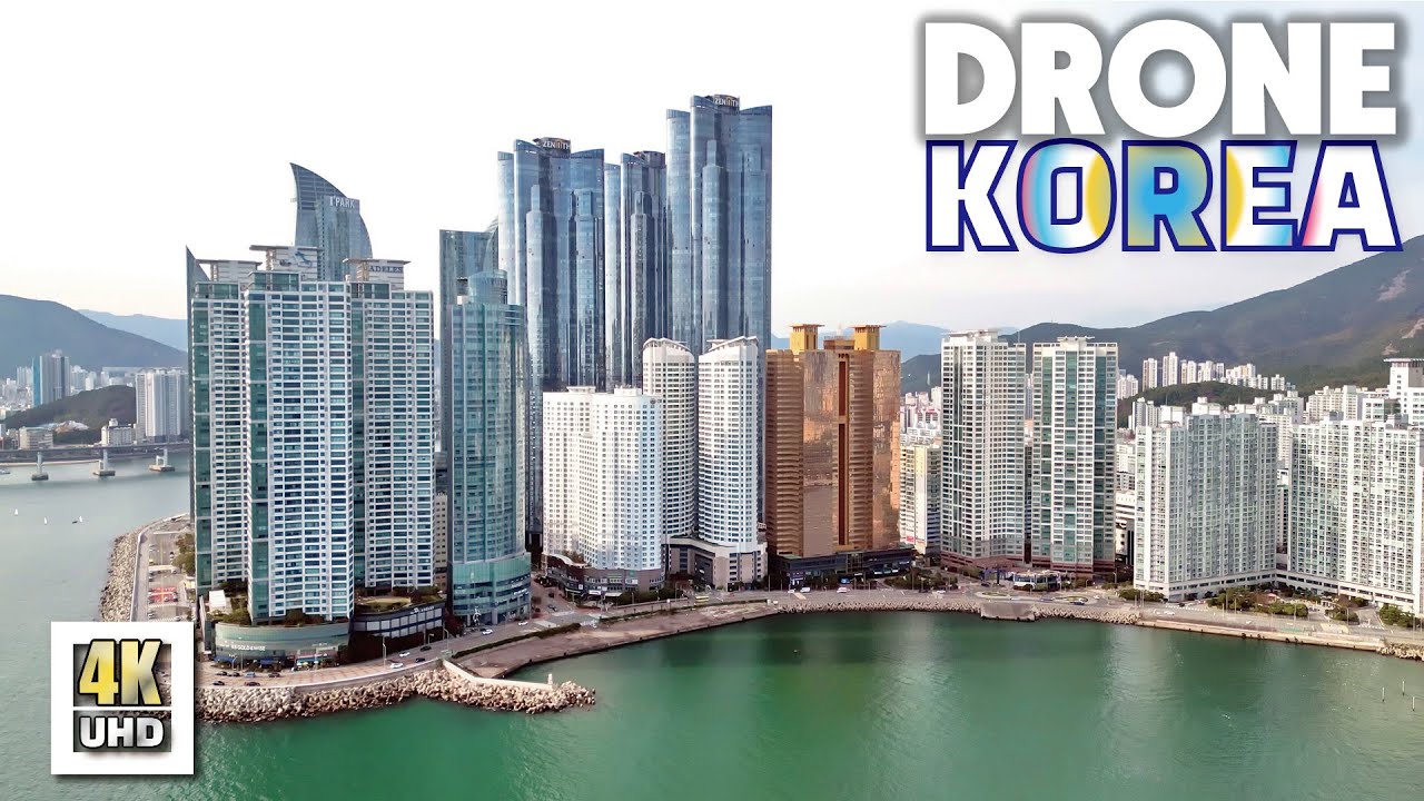 4K🇰🇷 🎶AERIAL VIEW BUSAN KOREA DRONE VIDEO 아름다운 부산의 드론 영상이에요 BIFF 센텀시티 송도 윈덤그랜드호텔 남항대교 레고마을 부네치아 동래읍성