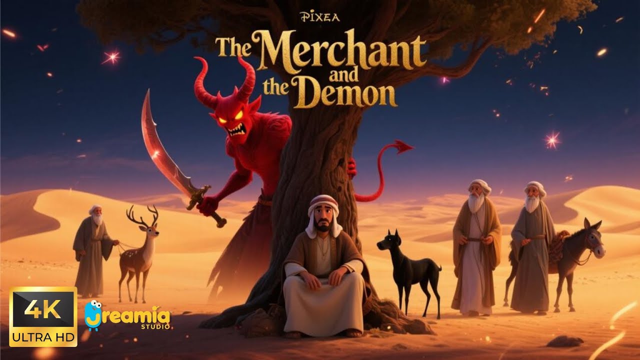The Merchant and the Demon | Full Story in English | Arabian Nights Adventure | 4K