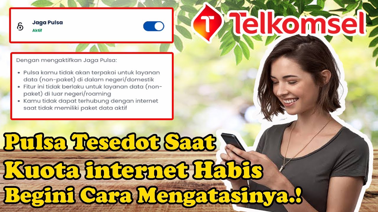 Cara Agar Pulsa Telkomsel Tidak Tersedot Saat Kuota Internet Habis
