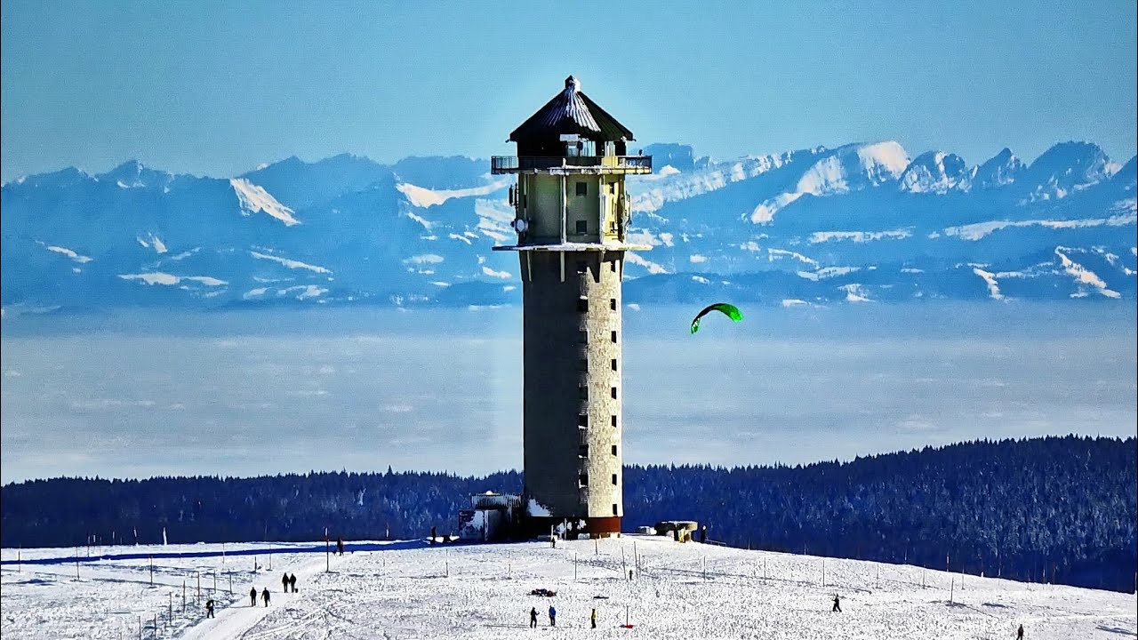 Alpenpanorama (Nahaufnahme) vom Feldberg, 1493 M | Hochschwarzwald 🇩🇪