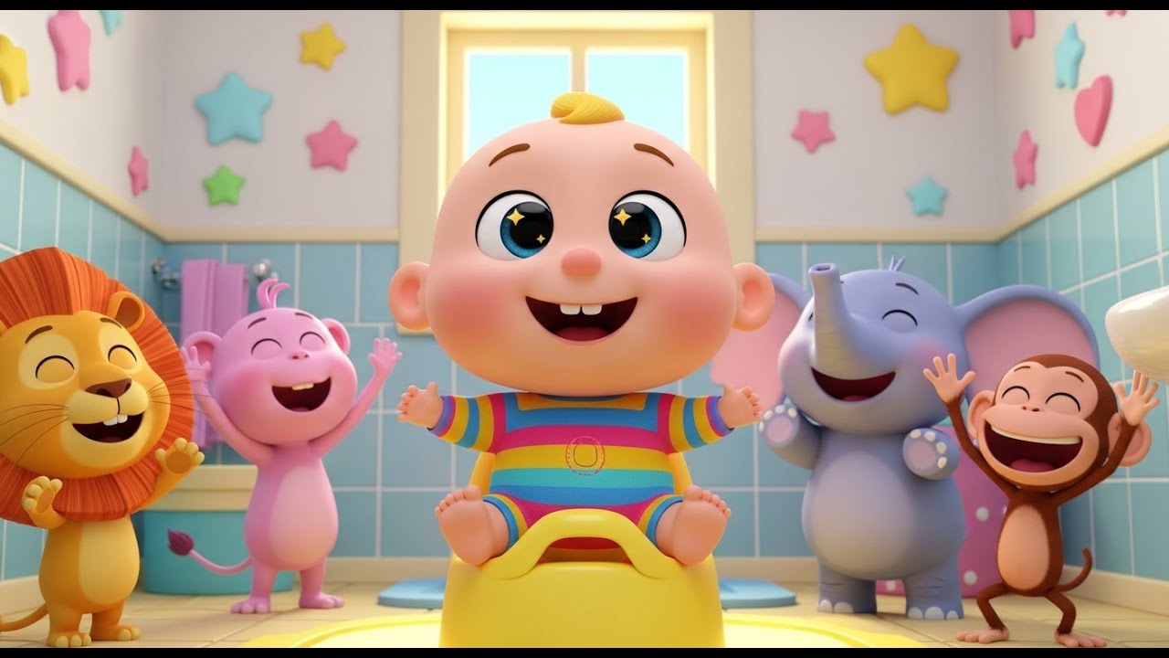 Potty Training Song 🚽 Fun Baby Learning Song,