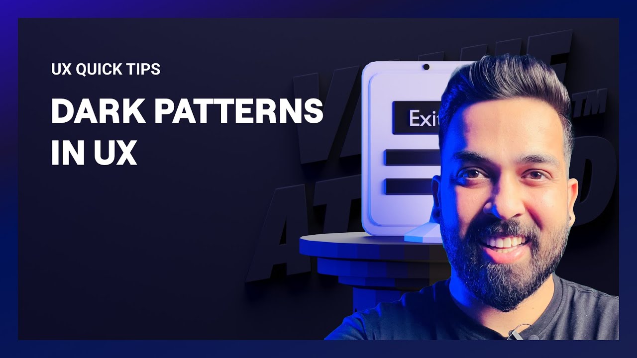 Dark Patterns in UX | UX Design Tips