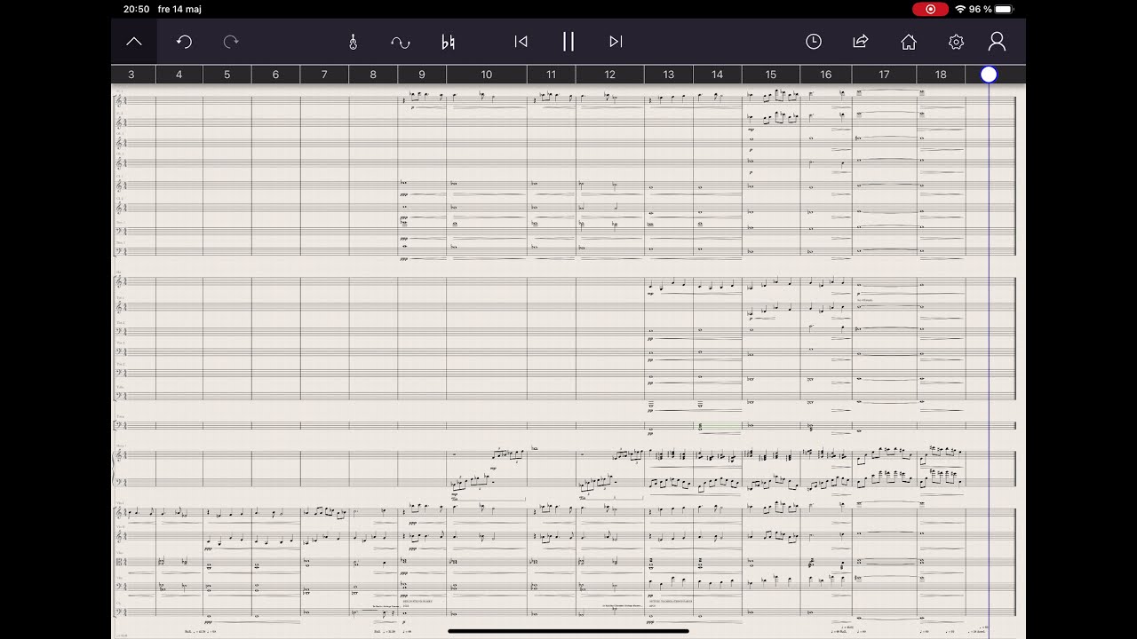 Symphonic sketch #1 (StaffPad)