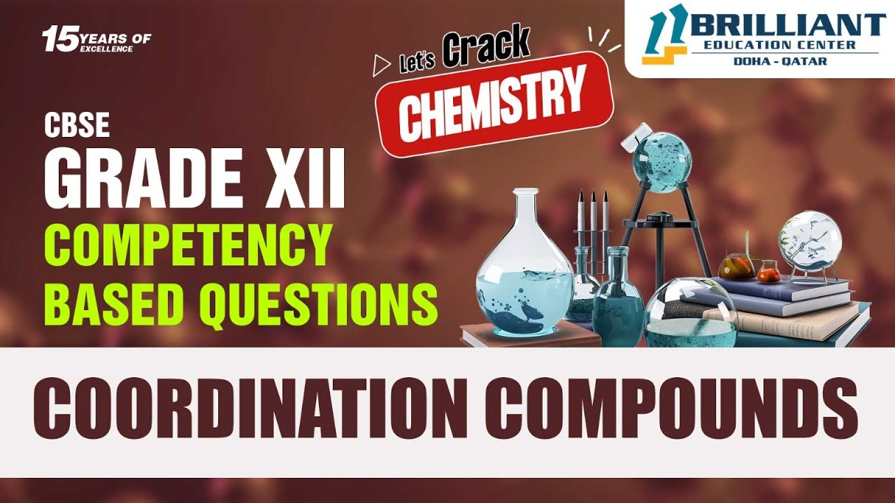 CBSE 12 Chemistry | Coordination Compounds | Competency Based Questions | CBSE 12 Board Exam 2025