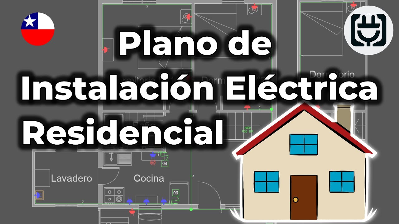 Plano de instalación eléctrica residencial