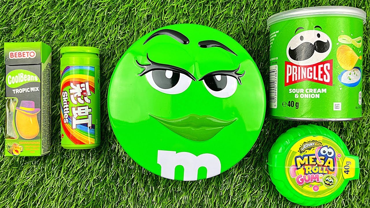 my favorite ASMR Candy💚Egg Surprise Lollipop Chocolates & Toys Unpacking   M&m’s