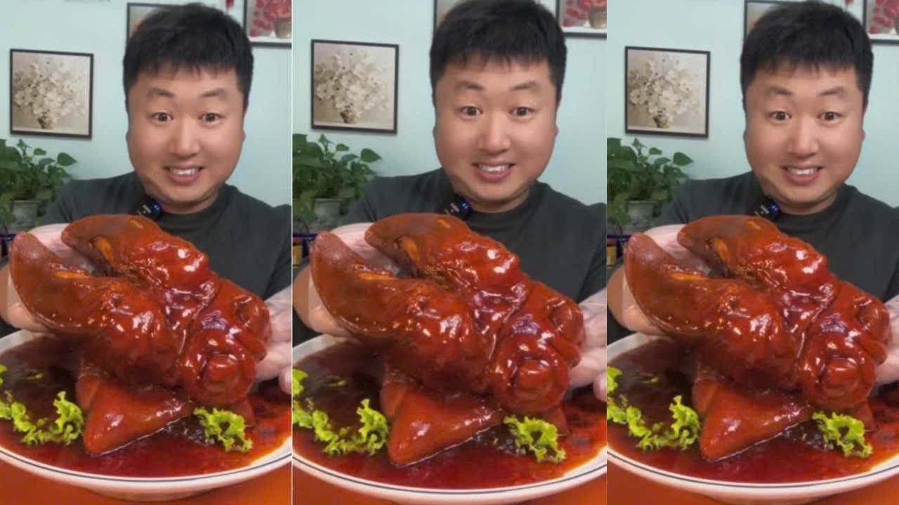 Mukbang Yang Zai Food | Eat Braised Beef Hoof, Braised Beef Leg Meat, Tender