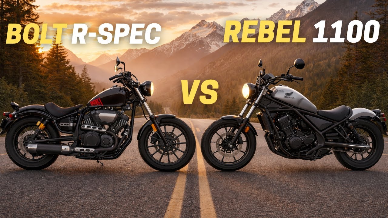 2026 Honda Rebel 1100 Vs. 2026 Yamaha Bolt R-Spec