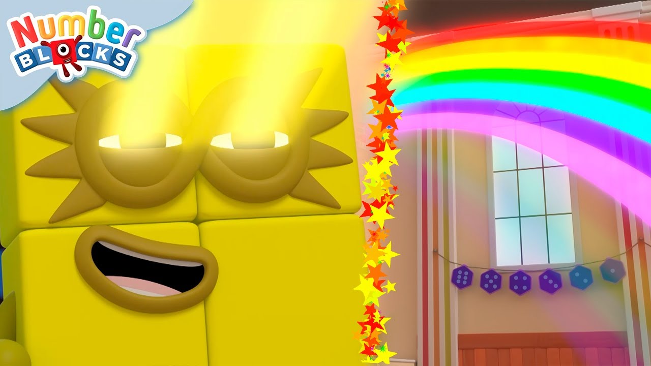The Rainbow Makers and Lucky Number Seven! 🌈 | Learn to Count for Kids | 12345 | Numberblocks