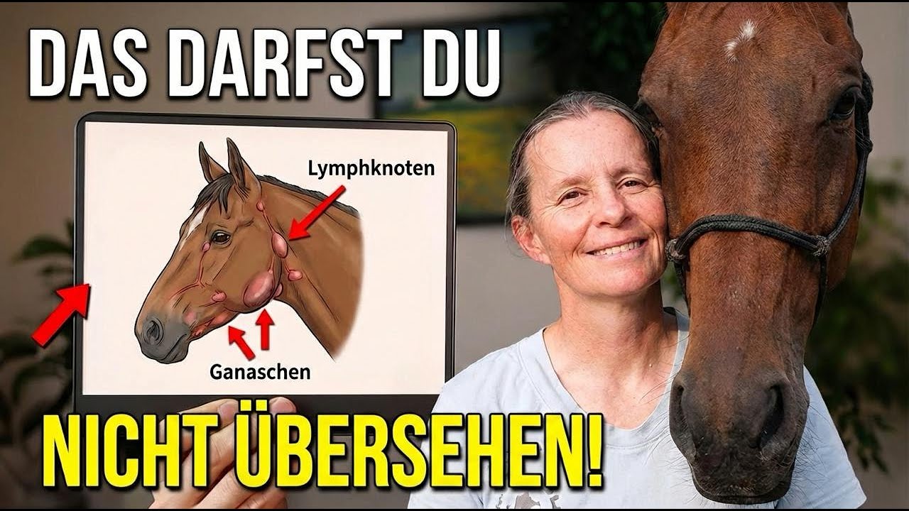 Druse bei Pferden - rechtzeitig erkennen und handeln!