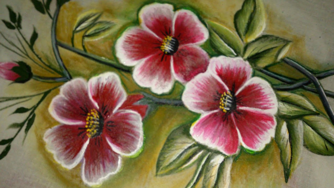 Fabric painting tutorial for beginners.