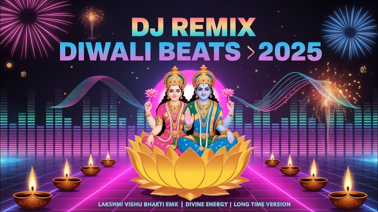 🪔 Diwali Beats 2025 | Lakshmi Vishnu DJ Remix | New Bhakti EDM Song | Divine Energy 