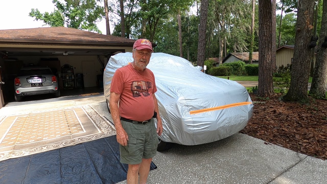 SUV Car Cover installation demonstration