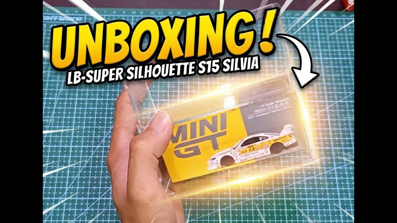 Unboxing MINI GT Nissan S15 Silvia Liberty Walk #23 (Goodwood Festival)
