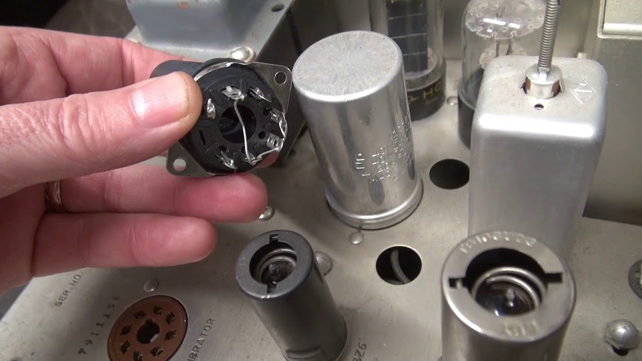How to replace National NC-300 tube ham receiver Filter capacitor