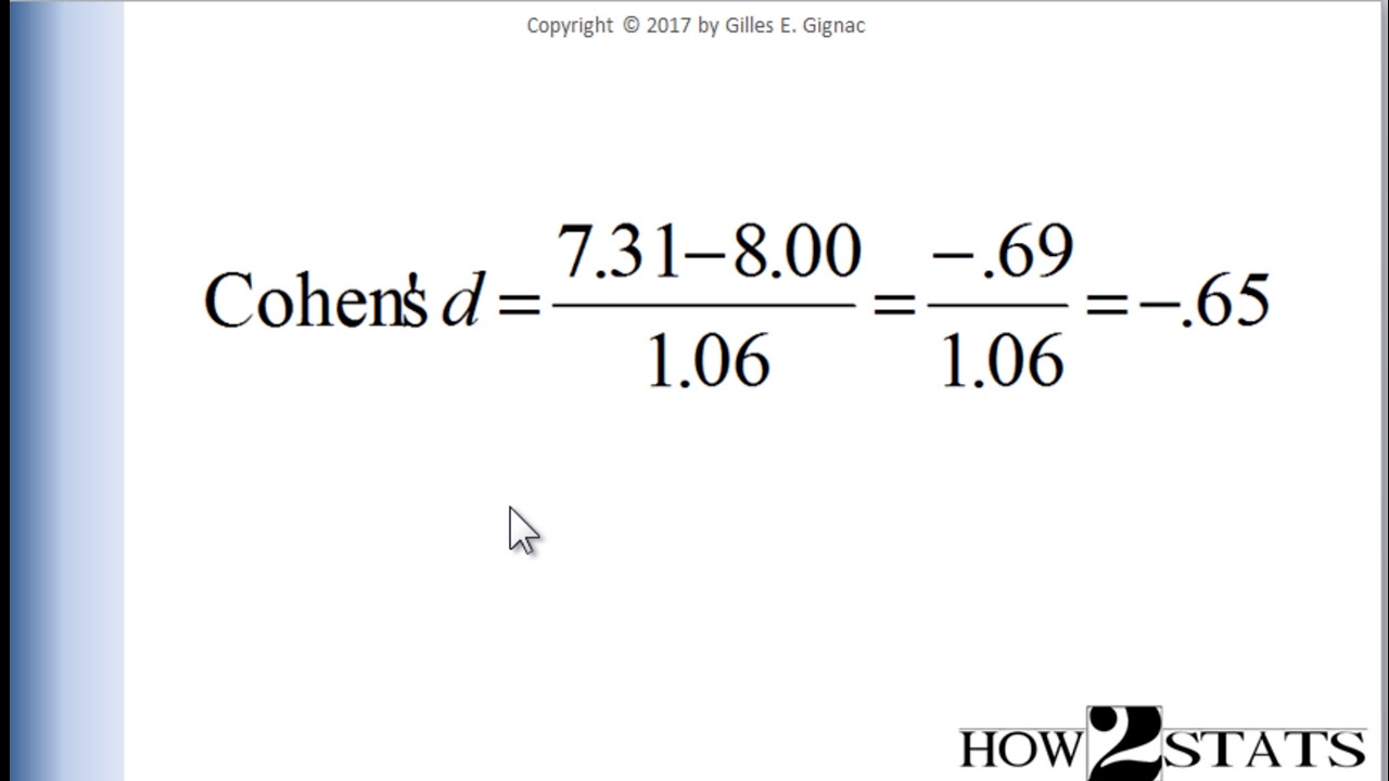 V3.18 - Cohen's d Explained