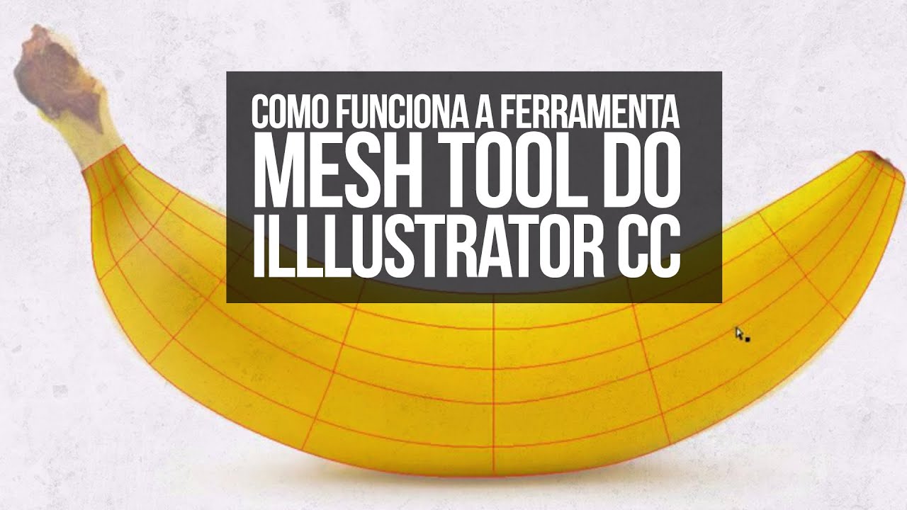 Como funciona a ferramenta MeshTool no Illustrator CC