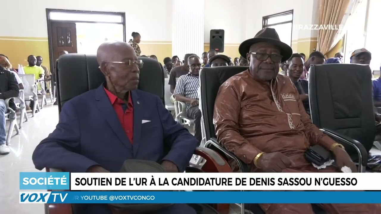Soutien de lUR à la candidature de Denis Sassou N'Guesso