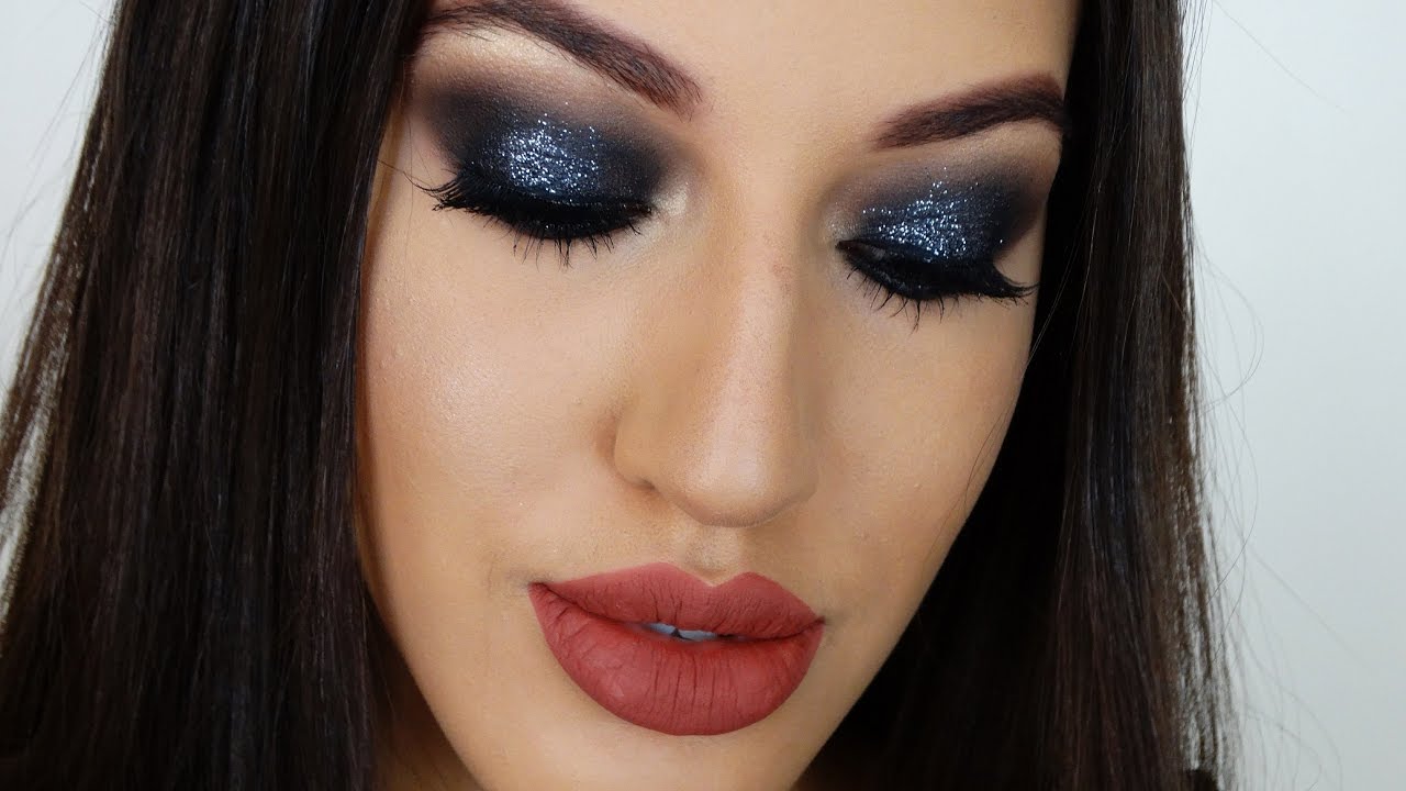 Smokey Eye Com Glitter