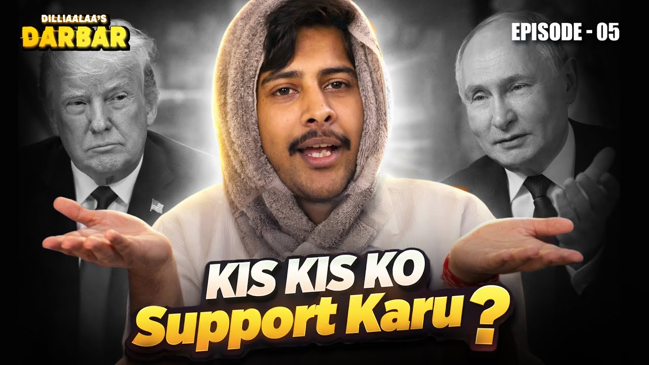 Trump ya Putin?🥵Kis Ko Support Karu | Social Media Ban + Uttam Nagar Case | Dilliaalaa&rsquo;s Darbar EP05