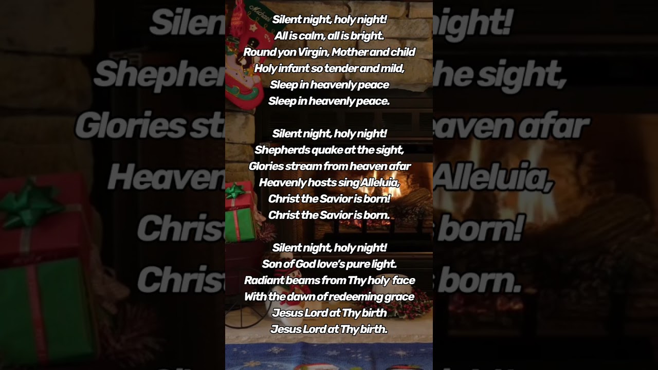 SILENT NIGHT LYRICS!