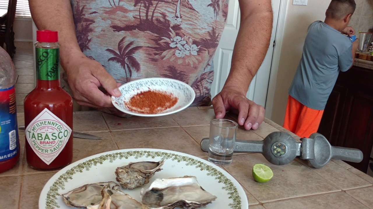Oyster shots